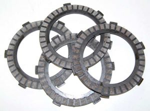 Koppelingsplatenset aluminium 4 platen Zündapp