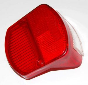 Achterlichtglas rood/rood