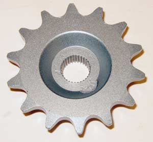 Voortandwiel 14T 3/16 (415) 3V klein gat Zündapp