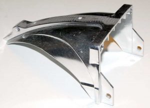 Achterspatbord staartstuk aluminium Zündapp