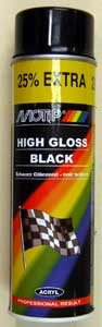 Motip Zwart glanzend 500ML