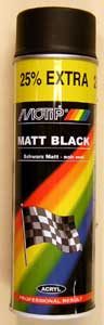 Motip Zwart mat 500ML