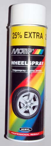 Motip Velgenspray wit 500ML