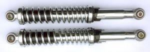 Schokbrekerset  verchroomd 330mm Zundapp