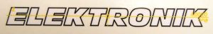 Transfer/sticker Electronik wit-zwart Kreidler
