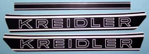 Tankstickers zwart Kreidler