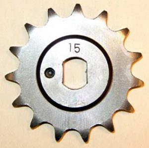 Voortandwiel 15T 1/4 (420) 5V Kreidler