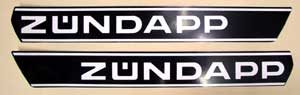 Tankstickerset Zündapp