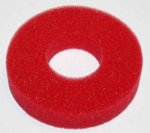 Tankdop schuimrubber spons rood