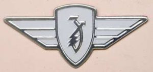 Embleem met logo wit Zündapp