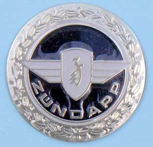 Tankembleem zwart Zündapp