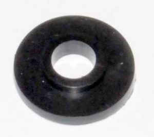 Kunststof ring zwart voor zijkapschroef Mobylette