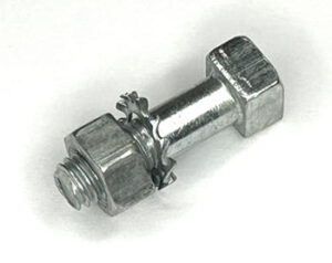 Achtertandwielboutje vierkante kop M6x20