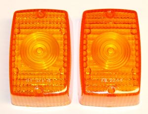 Knipperlichtglas CEV 236/255 per stel Mobylette