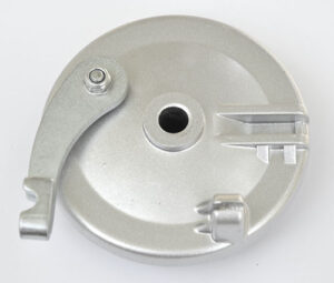 Remankerplaat 90mm voorwiel Peugeot 103 MVL, Vogue phase II (Versie 1)
