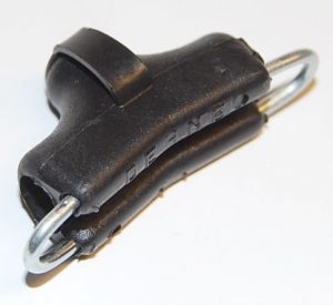 Kabelsmeernippel zwart
