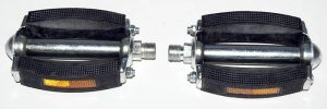 Trapperset zwart met reflector