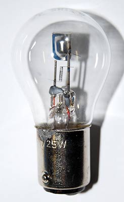 12V 25/25W BAX15D Lamp