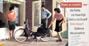 Mobylette "fiets-O-matic" folder