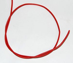 Electrisch draad 1x0.75 Rood per meter