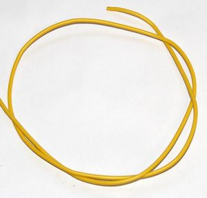 Electrisch draad 1x0.75 Geel per meter