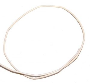 Electrisch draad 1x0.75 Wit per meter