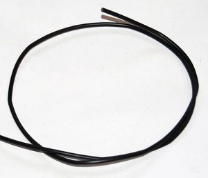 Electrisch draad 1x0.75 Zwart per meter