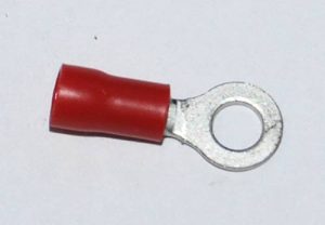 Kabelstekker oog 4mm rood