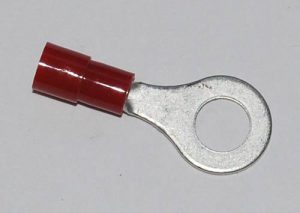 Kabelstekker oog 6mm rood
