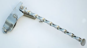Zijstandaard, jiffy, 27cm verchroomd peugeot 103, Mobylette