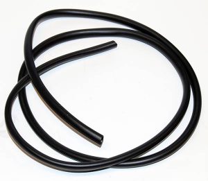 Kabelhoes 6x7mm Zwart 1m lang