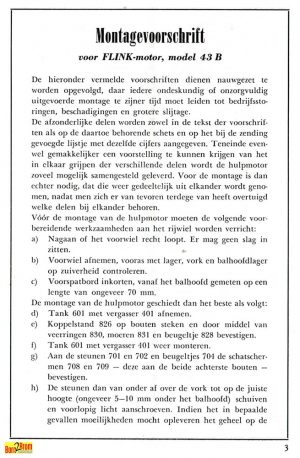 Flink montagevoorschrift Model 43 B