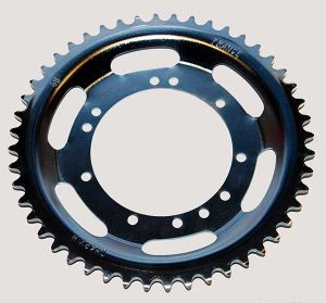 Achtertandwiel 48T, Ø94, 11 gats, spaakwiel Peugeot 103