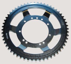 Achtertandwiel 56T, Ø94, 11 gats, spaakwiel Peugeot 103