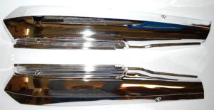 Zijschermset verchroomd Peugeot 103 SP/MVL