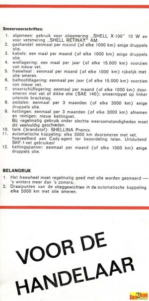 Service-bulletin Mobylette Cady