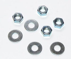 Moeren M7 met ringen per 4 voor cilinderkop