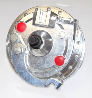 Voornaaf 80mm, 36 gats, model Leleu Peugeot 103