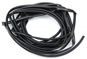 Kabelhoes 6x7 zwart, 5m