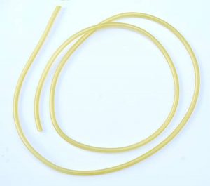 Slang 2x5mm geel per meter