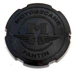 Tankdop 30mm zwart Mobylette