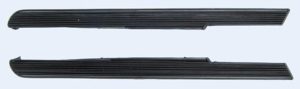Bescherm strips zwart L-R voor zijschermen Mobylette 40, 51