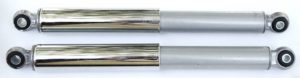 Schokbrekerset 320mm Grijs, chroom Mobylette, Peugeot 103