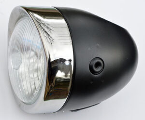 Koplamp druppelvorm ø122mm, Lang 15cm